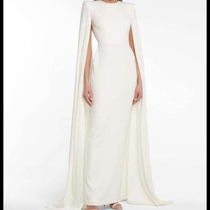 Alex Perry Long Sleeve White Wedding Gown